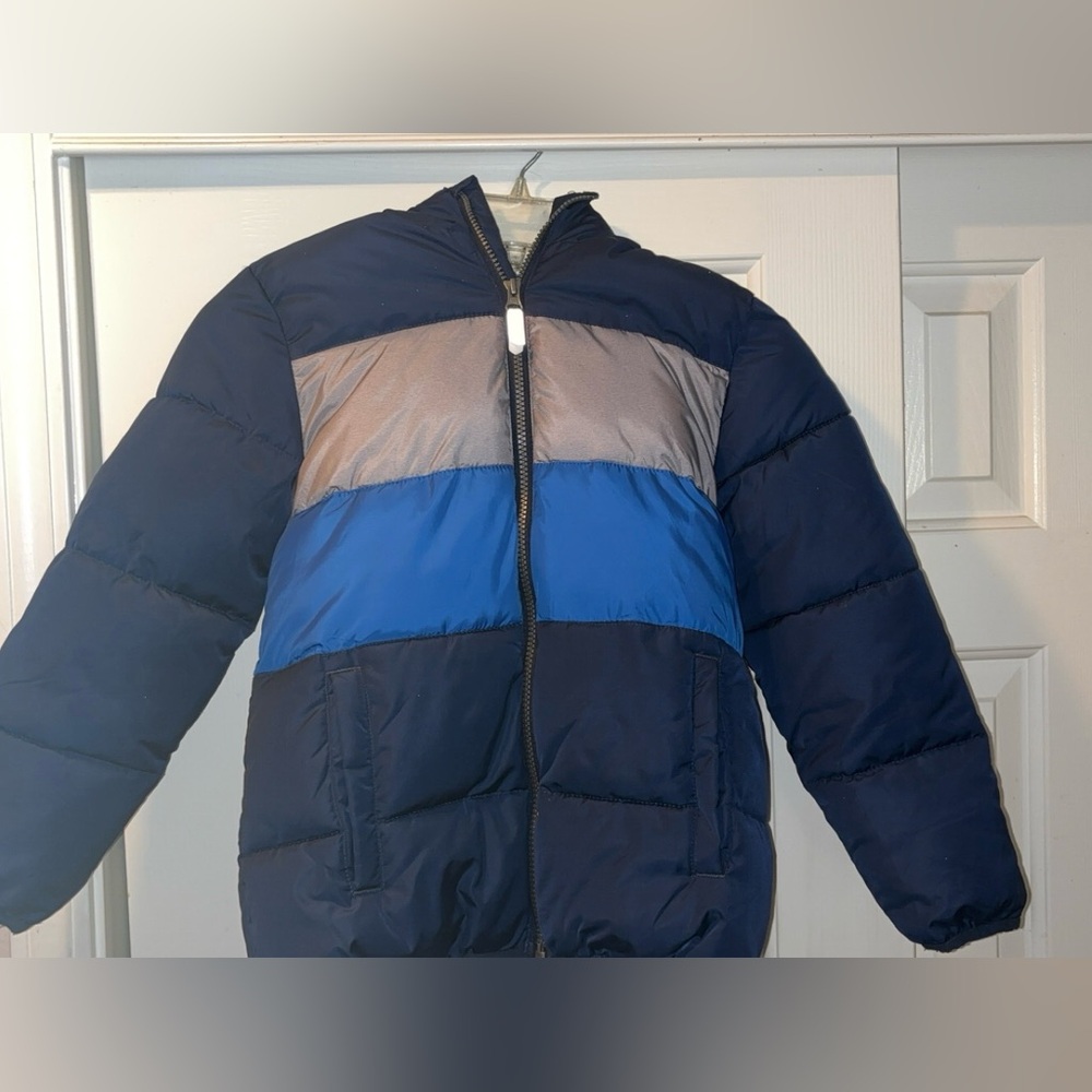 Cat & Jack Blue and Navy Puffer Jacket